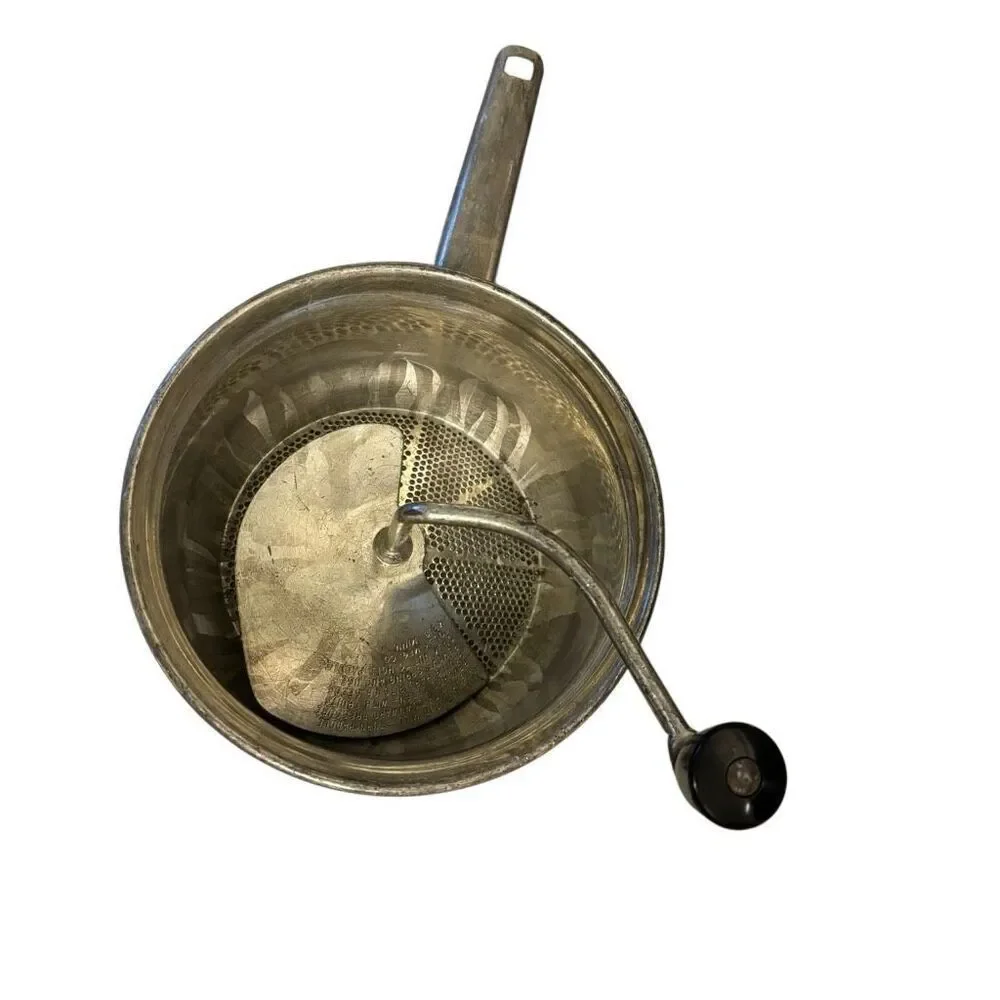 Food Mill By Foley Vintage Kitchen Strainer